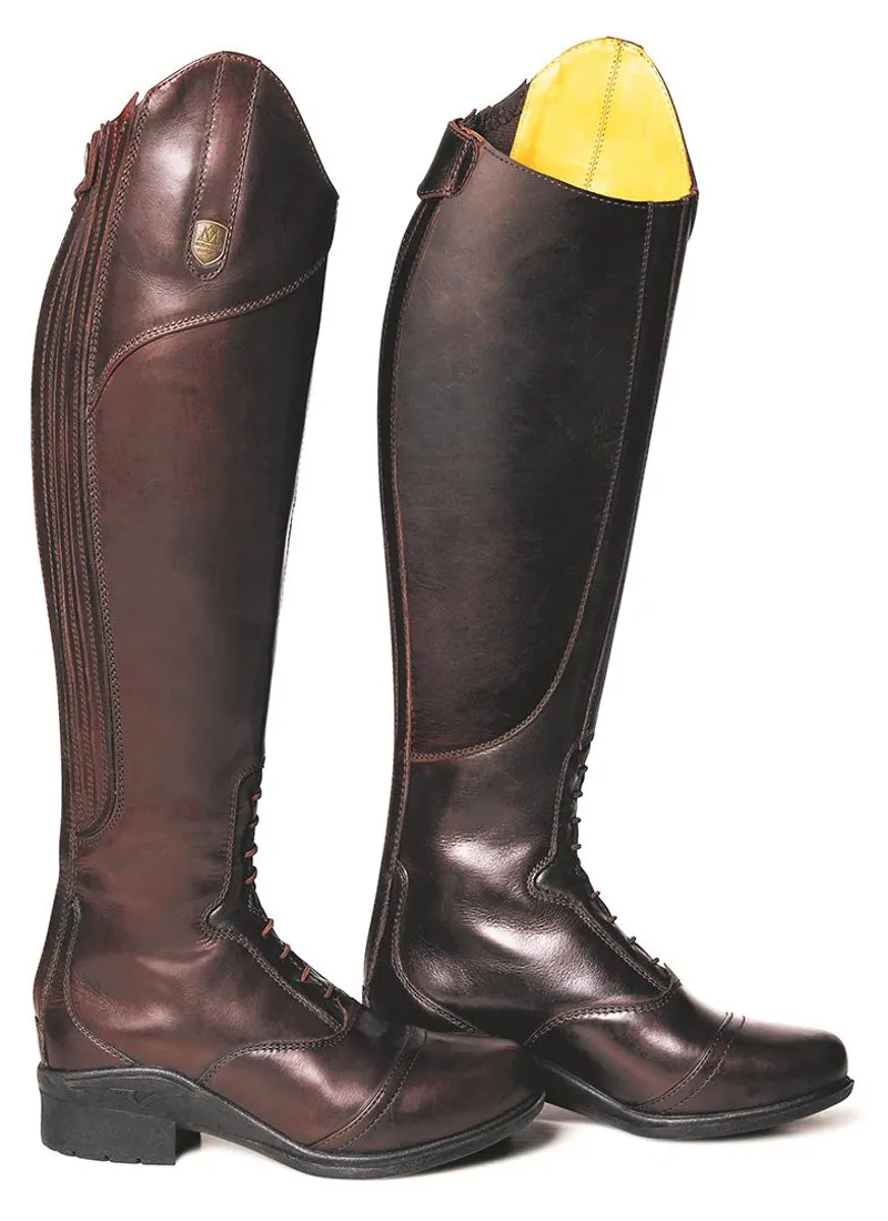 Full grain leather riding boots clearance